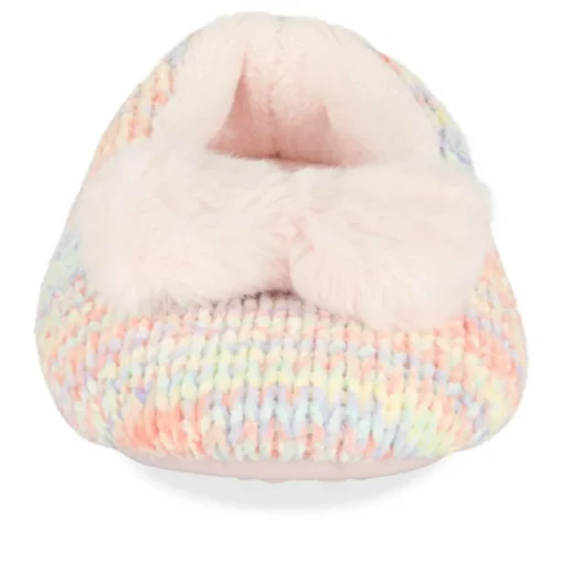 Chaussons ROSE Fille Motif Uni A Enfiler