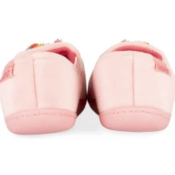 Chaussons ROSE Fille Motif Uni A Enfiler