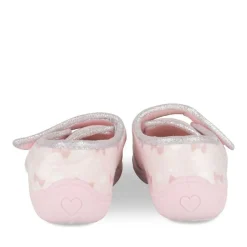 Chaussons ROSE Fille Motif Uni Scratch