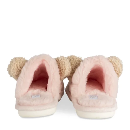 Chaussons ROSE Fille Motif Uni A Enfiler