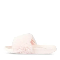 Chaussons ROSE Fille Motif Uni A Enfiler