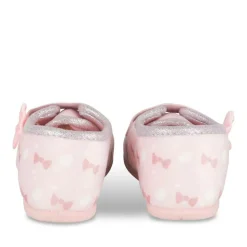 Chaussons ROSE Fille Motif Uni Elastique