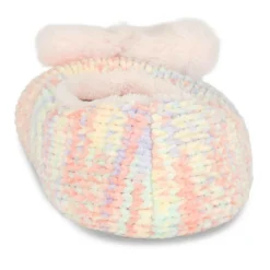 Chaussons ROSE Fille Motif Uni A Enfiler