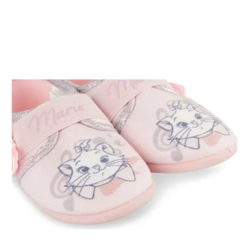 Chaussons ROSE Fille Motif Uni Elastique