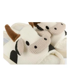 Chaussons Vache BEIGE MERRY SCOTT