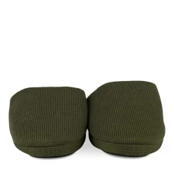 Chaussons VERT Homme Motif Uni A Enfiler