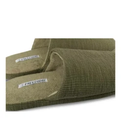 Chaussons VERT Homme Motif Uni A Enfiler