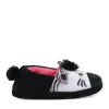 Chaussons Zèbre NOIR LOVELY SKULL