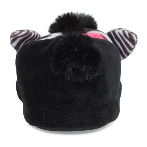 Chaussons Zèbre NOIR LOVELY SKULL