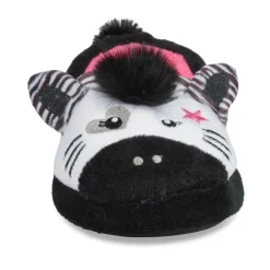 Chaussons Zèbre NOIR LOVELY SKULL