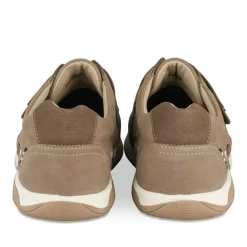 Chaussures Bateau Confort BEIGE Homme CUIR Motif Uni Scratch