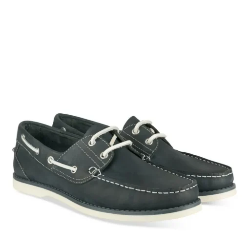 Chaussures Bateau MARINE Homme CUIR Motif Uni Lacets