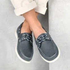 Chaussures Bateau MARINE Homme CUIR Motif Uni Lacets