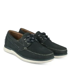 Chaussures Bateau MARINE Homme CUIR Motif Uni Lacets