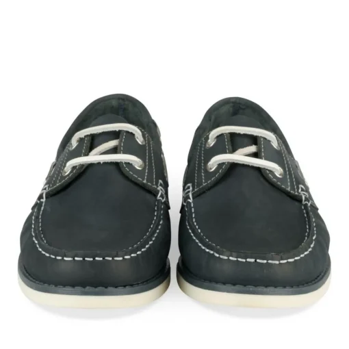 Chaussures Bateau MARINE Homme CUIR Motif Uni Lacets