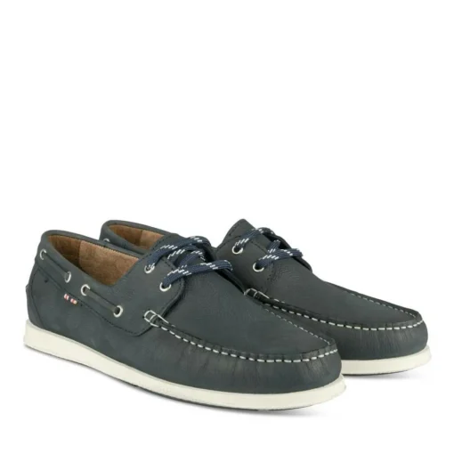 Chaussures Bateau MARINE Homme CUIR Motif Uni Lacets