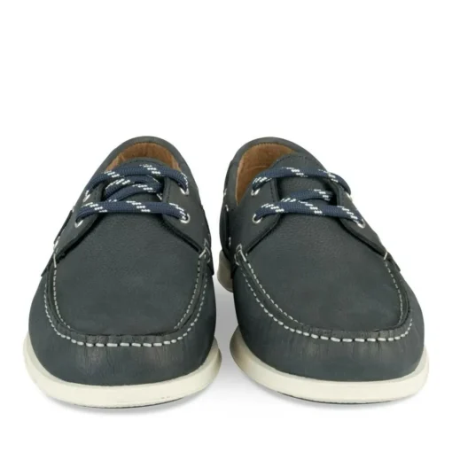 Chaussures Bateau MARINE Homme CUIR Motif Uni Lacets