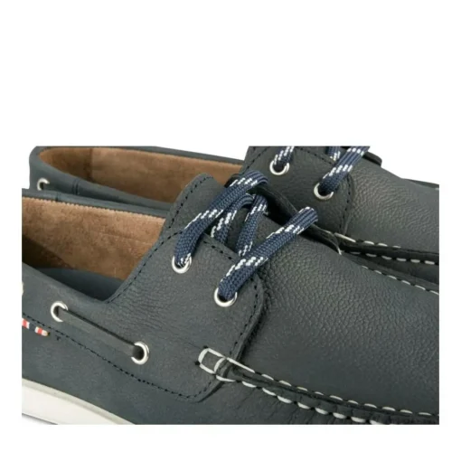 Chaussures Bateau MARINE Homme CUIR Motif Uni Lacets