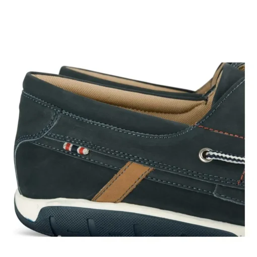 Chaussures Bateau MARINE Homme CUIR Motif Uni Lacets