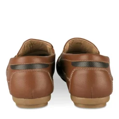Chaussures Bateau MARRON Homme Motif Uni A Enfiler