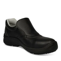 Chaussures De Sécurité NOIR Homme CUIR Elastique