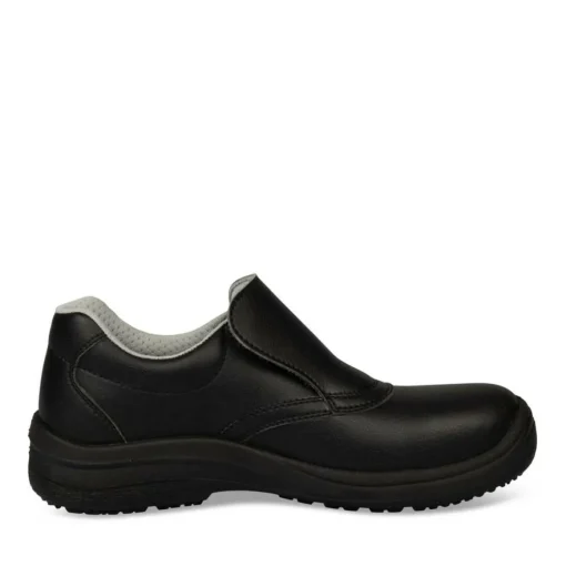 Chaussures De Sécurité NOIR Homme CUIR Elastique