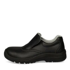 Chaussures De Sécurité NOIR Homme CUIR Elastique