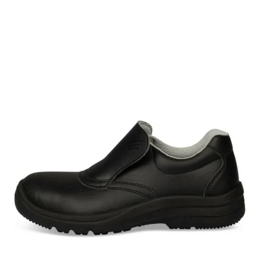 Chaussures De Sécurité NOIR Homme CUIR Elastique