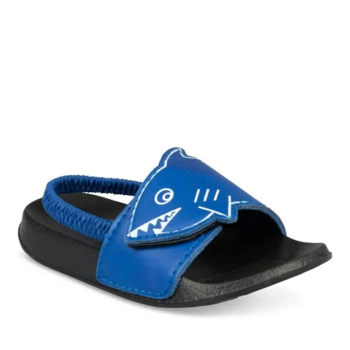 Claquettes BLEU Garçon Motif Uni