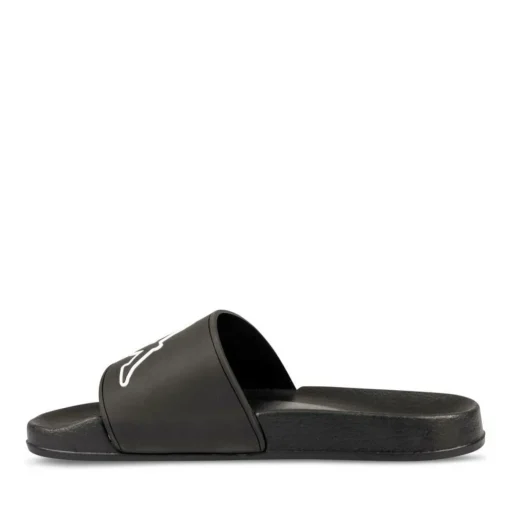 Claquettes NOIR Garçon Motif Uni A Enfiler