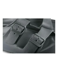Claquettes NOIR Homme Motif Uni A Enfiler