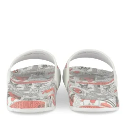 Claquettes Plage BLANC Homme Motif Uni A Enfiler