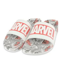 Claquettes Plage BLANC Homme Motif Uni A Enfiler