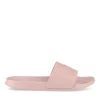 Claquettes Plage ROSE Femme Motif Uni A Enfiler