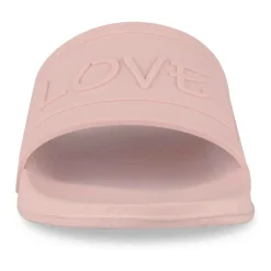 Claquettes Plage ROSE Femme Motif Uni A Enfiler