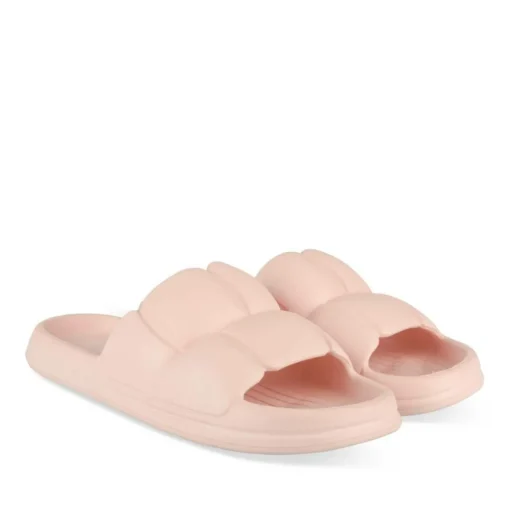 Claquettes ROSE Femme Motif Uni A Enfiler