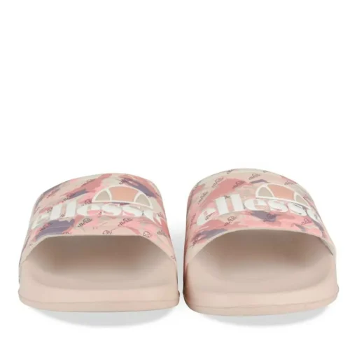 Claquettes ROSE Femme Motif Camouflage A Enfiler