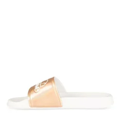 Claquettes ROSE Femme Motif Uni