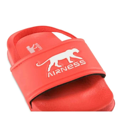 Claquettes ROUGE Garçon Motif Uni A Enfiler