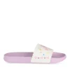 Claquettes VIOLET Fille Motif Licorne A Enfiler