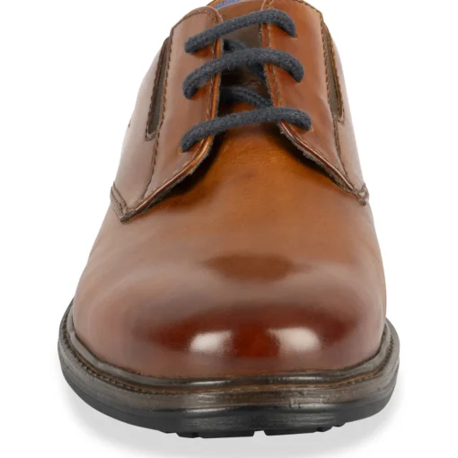 Derbies COGNAC Homme CUIR Motif Uni Lacets