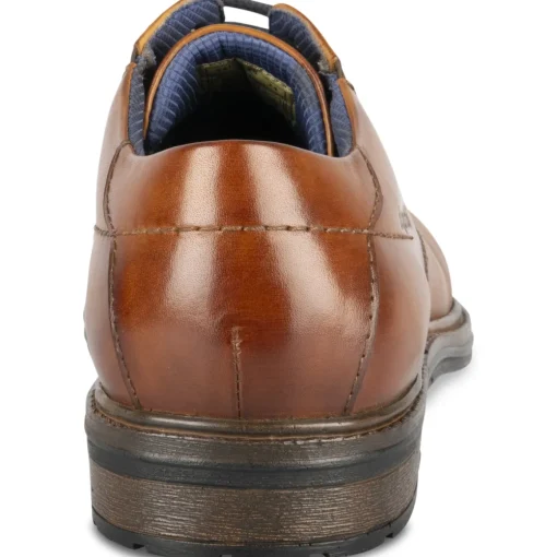 Derbies COGNAC Homme CUIR Motif Uni Lacets