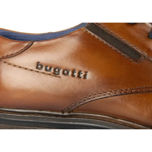 Derbies COGNAC Homme CUIR Motif Uni Lacets