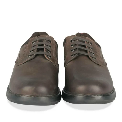 Derbies MARRON Homme CUIR Motif Uni Lacets