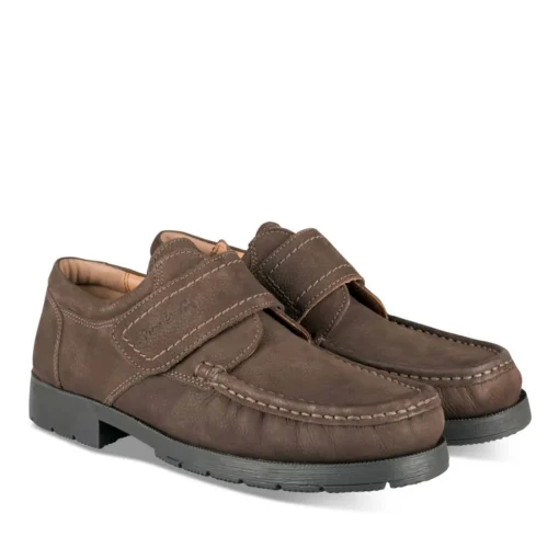 Derbies MARRON Homme CUIR Motif Uni Lacets