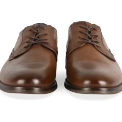 Derbies MARRON Homme Motif Uni Lacets