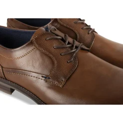 Derbies MARRON Homme Motif Uni Lacets