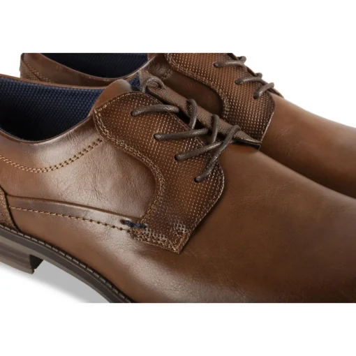 Derbies MARRON Homme Motif Uni Lacets