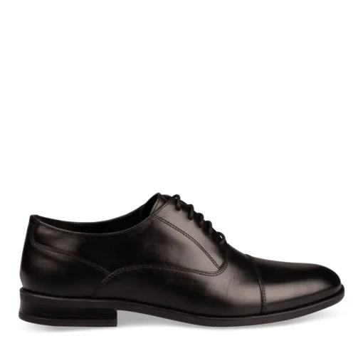 Derbies NOIR Homme CUIR Motif Uni Lacets