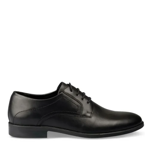 Derbies NOIR Homme CUIR Motif Uni Lacets